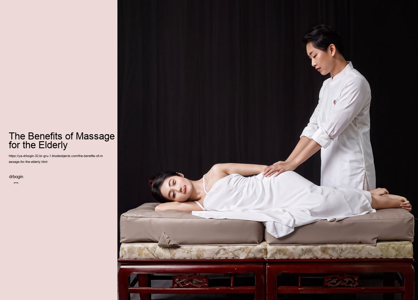 The Benefits of Massage for the Elderly